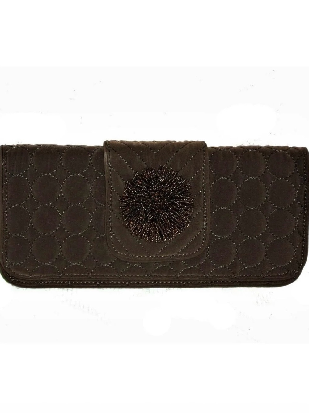 Vera Bradley Dazzie Espresso Clutch. NWT. Never used